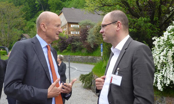 Richard Sulík a lichtenštajnský princ Michael - Vaduz