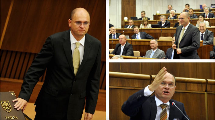 Richard Sulík v parlamente NR SR 2010